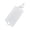 White, variant on 100pcs Reusable Blank Plastic Tags Ties Key Tags 1.45"*2.48" Serrated Tension Sealing Strap with Large Label