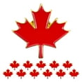 thumbnail image 1 of 12 pines de metal esmaltados con forma de hoja de arce del Día de Canadá para ropa, bolsos, sombreros, recuerdos patrióticos canadienses., 1 of 8