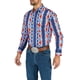thumbnail image 3 of Camisa Vaquera Wrangler Hombre Manga Larga 54B azul EG, 3 of 6