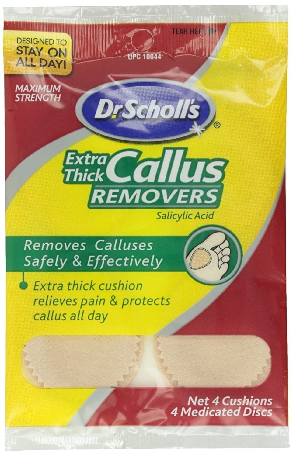 Dr. Scholls Callus Removers Extra Thick Soft Cushions 4 Each Walmart