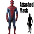 thumbnail image 1 of Disfraz de Halloween para hombre y niño, traje de Spiderman, el increíble superhéroe Zentai, TASM 1 Fivean unisex, 1 of 2