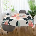 thumbnail image 3 of Yayeee Tablecloths 60" x 108" Rectangle Wrinkle Resistant Party Table Cover, Black Retro Flower, 3 of 8