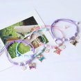 thumbnail image 1 of Pulsera de cristal de mariposa para niño (4 unidades), pulsera de mariposas con piedra de nacimiento, pulsera ajustable, 1 of 3