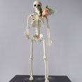 thumbnail image 1 of Calavera móvil aterradora casa embrujada de Halloween simulación cuerpo completo esqueleto accesorios de fiesta decoración del hogar para fiestas temáticas de Carnaval Hugtrwg Para estrenar, 1 of 9
