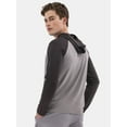 thumbnail image 3 of No Boundaries Men's & Big Men's Hooded Sun Shirt with UPF50+, Sizes S-3XL, 3 of 5
