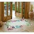 thumbnail image 3 of 5'x8' Champagne Beige Hand Tufted Traditional Floral Indoor Area Rug, 3 of 7