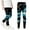 Blue, variant on MIXUE Baby Girls Pants Leggings Gradient Print Stretch Yoga Clothes Outwear,Blue,18-24 Months
