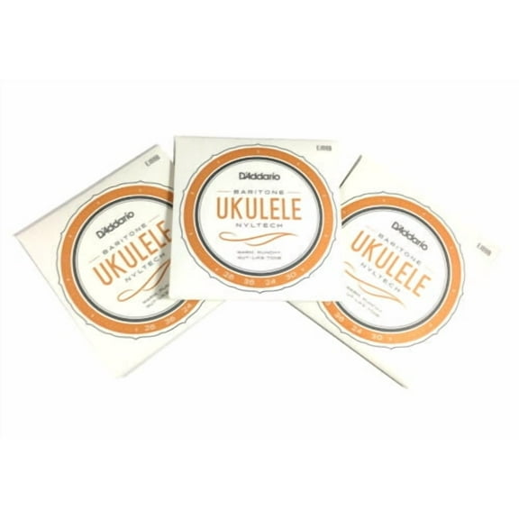 D'Addario Ukulele Strings 3 Sets Nyltech Baritone EJ88B  Uke