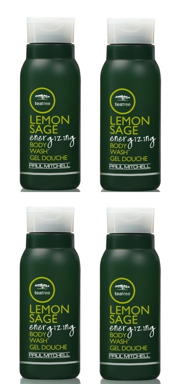 Paul Mitchell Lemon Sage Body Wash lot of 4 each 1oz bottles.Total of