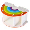 thumbnail image 2 of Rainbow Desk Organizer Multifunctional Pen Holder for Classroom or Office Use Made of Silicone Multi Color 3 Grid, 2 of 5