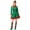 Green, variant on BdTemWBs 5PCS Women Christmas Elf Co_stume Set Velvet Dress Santa's_Helper Co_stume Xmas Outfit Elf Hat Shoes Belt Socks (Green, L)