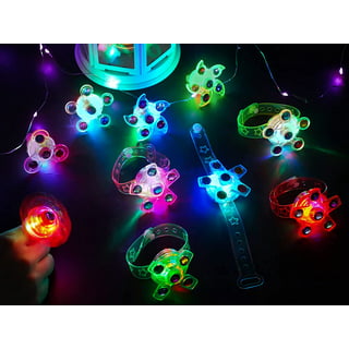 25 PCs LED Light Up Toy Rings Party Favors Glow In The Dark Party Supplies  Return Gifts for Kids Birthday Valentines Halloween Christmas Party Favors  