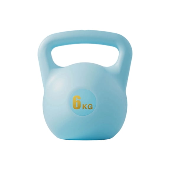 Fitness Training Water-Filled Kettlebell 6kg for Home Gym and Strength Workouts Durable PE Construction Safe Indoor Use Fitness