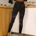 thumbnail image 2 of Olyvenn Women's Slim Fit Yoga Pants Summer Fashion Elastic High Waist Flowy Night Club Glitter Palazzo Trousers Sparkly Multicolor 8-10, 2 of 5