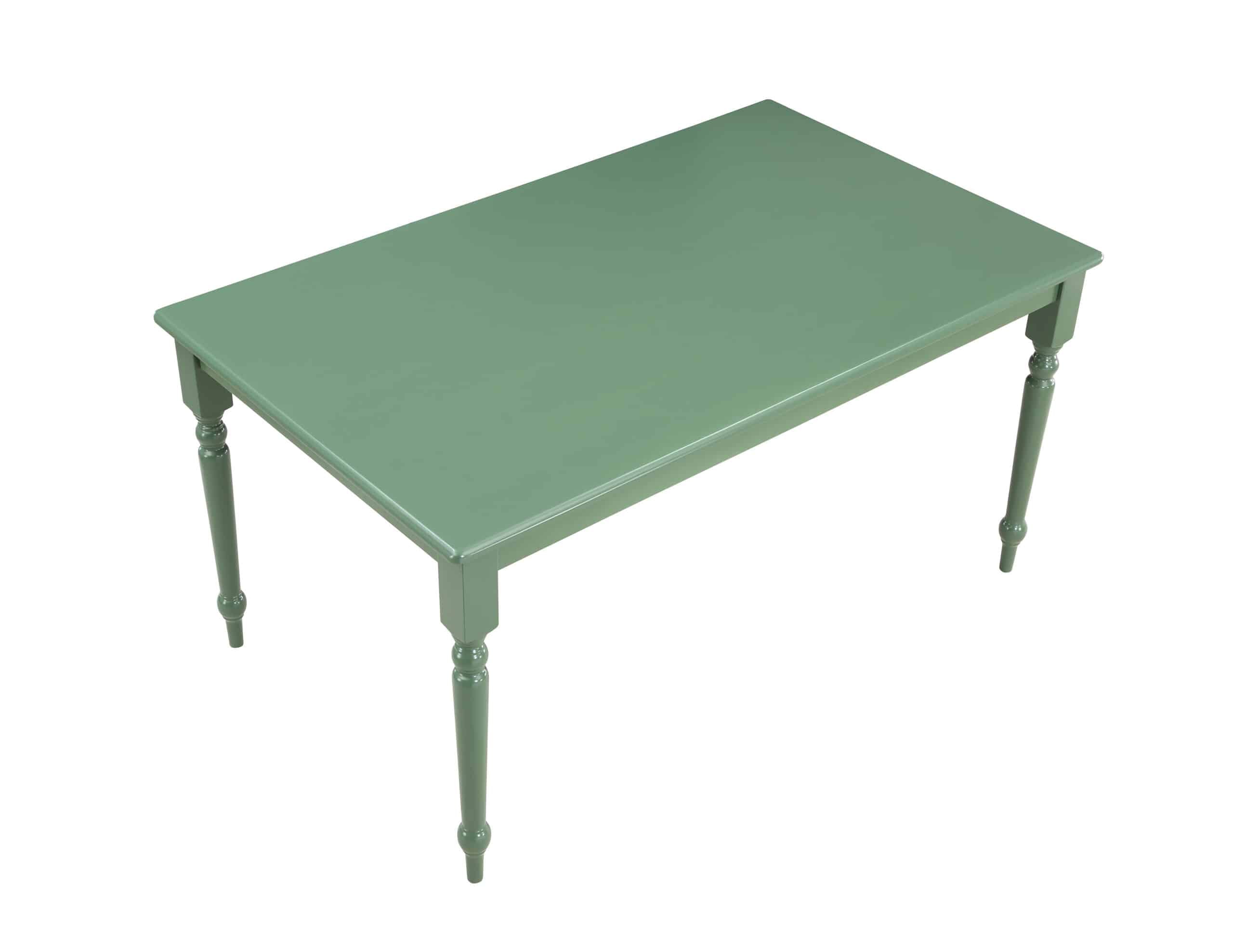 Boraam Carolina Rectangular Wood Dining Room Table - Equestrian Green
