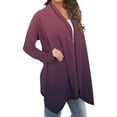 thumbnail image 5 of Wensltd Women's Lightweight Cardigan Open Front Long Sleeve Casual Loose Gradient Print Thin Cardigans, 5 of 6