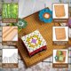 thumbnail image 2 of Tablero de Bloques de Crochet de 11,8 Pulgadas con 20 Agujas/Clavijas, Tablero de Bloques para Tejer A Crochet, Tablero de Bloques de Bambú Granny Square., 2 of 5