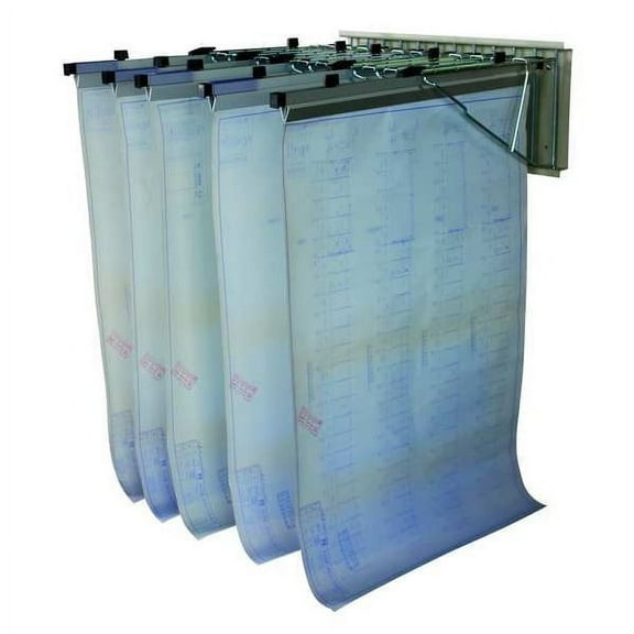 Manufacturer Varies Swinging Vertical File,12 Clamps,9 3/4"H 5W269