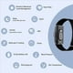 thumbnail image 4 of 2208A Pulsera Inteligente Monitor de Presión Arterial de Frecuencia Cardíaca Podómetro Rastreador de Actividad Física Deportivo Rosa, 4 of 5