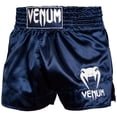 thumbnail image 1 of Pantalones cortos de Muay Thai Venum Classic Azul Marino Blanco L, 1 of 5