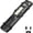 Black, variant on Rechargeable 1500LUMEN Flat Flashlights EDC Tactical Flashlight,Dual-Switches LED Small Flashlight with Digital Display,Stainless Steel 8 Modes Pocket Flash light for Home, Camping,and Emergency Use