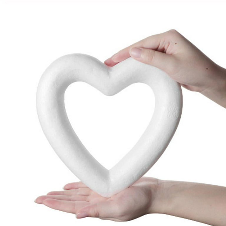 PRETYZOOM 18pcs Bubble Heart Foam Wreath Form Heart Foam Shapes Wreath  Making Kit Heart Wreath Form Foam Hearts Heart Erasers Wedding Things  Valentine