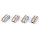 thumbnail image 1 of Conectores Rápidos De Cable 10pcs PCT3-3 Conector De Cableado Rápido 3-in 3-out Terminal De Acoplamiento De Cable EléctricoColorido, 1 of 5