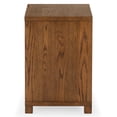 thumbnail image 4 of Safavieh Tobiette 2 Drawer Solid Wood Nightstand in Medium Oak, 4 of 14