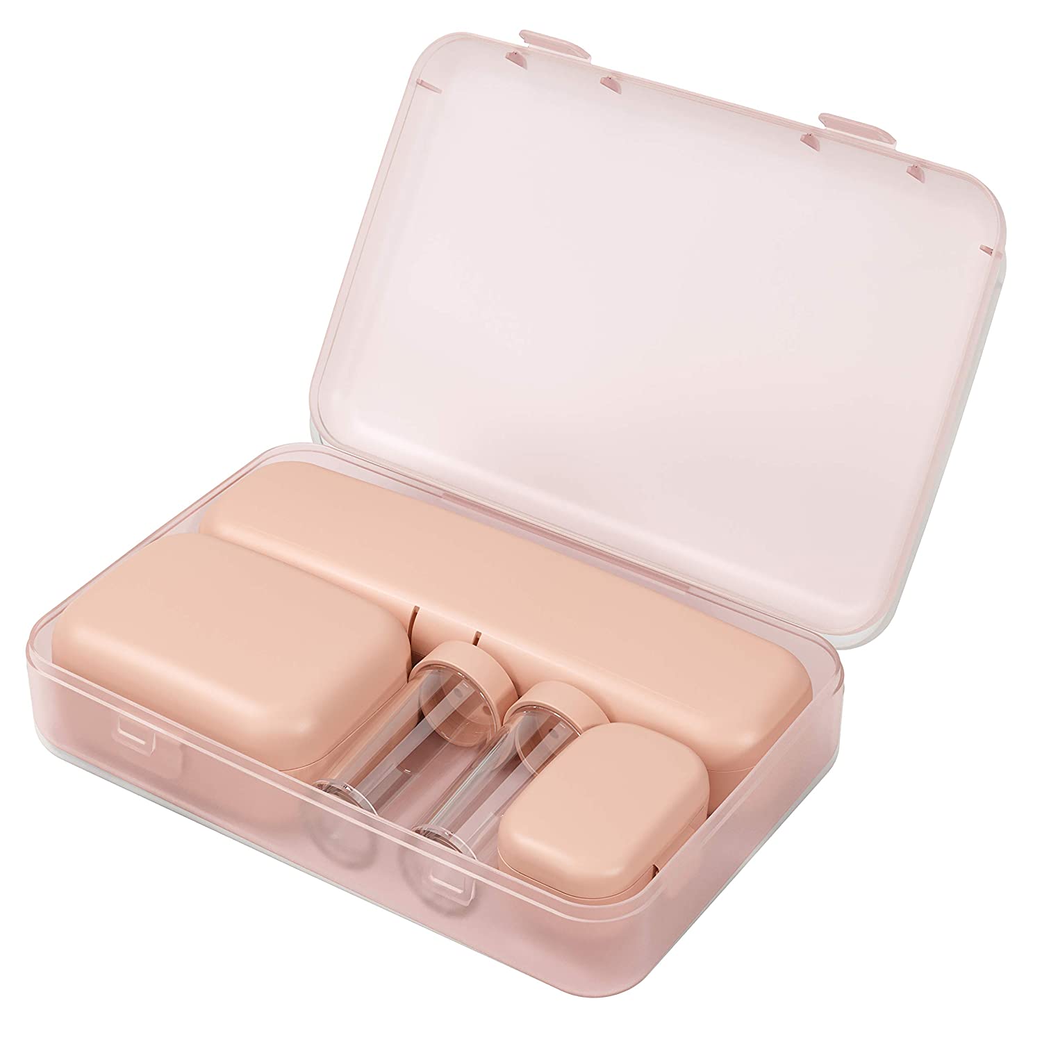 Coza Plastic Travel Bottles and Containers Kit Container for Toiletries