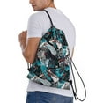thumbnail image 3 of Drawstring Backpack - snow board colorful Splash Proof Small Drawstring Gym Bag for Women Men, Cinch Sports String Bag Backpack for Travel Swimming Beach, 3 of 8