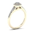 thumbnail image 2 of 1/2Ct TDW Diamond 14k Yellow Gold Halo Engagement Ring, 2 of 4