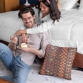 thumbnail image 2 of Plutus Brands Multi-Color Plutus Parade Abstract Luxury Throw Pillow 22 in x 22in, Double Sided 22" x 22", 2 of 9