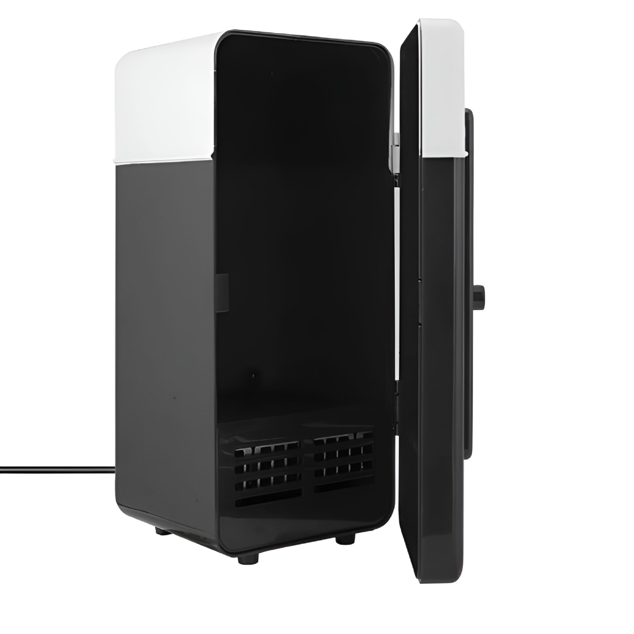 HIBIBUD Mini Fridge,Portable Car Fridge USB Hot Cooler Freezer Food Skin Care Products Storage Small Fridge Compact Cool Fridge For Cola Coffee In The Car Office Desk&College Dorm Room Bedroom