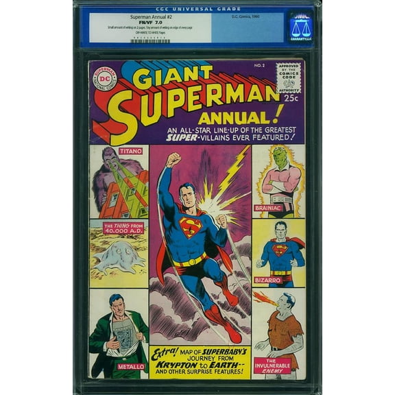 Superman Annual #2 - CGC 7 Comic Book