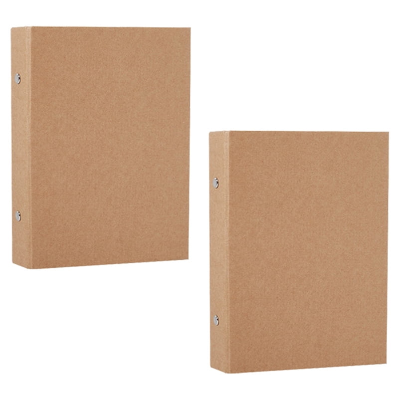 10Pcs A5 Refillable Ring Binder,A5  Paper Binder Tray with 2 Rings to Add Loose Sheets,A5  Paper Folders