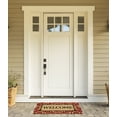 thumbnail image 2 of DII Natural Coir Doormat Outdoor Welcome Mat, 17x29", Damask, 2 of 3
