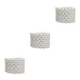 thumbnail image 1 of Thinsony Femmes Chic Perle Strass Bracelet Stretch Mariage pour Mariée Blanc 7 Rangée 3Set, 1 of 6