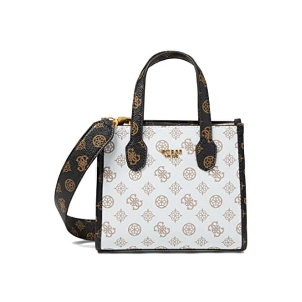 GUESS Women's Silvana 2 Compartment Mini Tote Crossbody, top