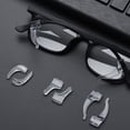 thumbnail image 5 of Flexible Silicone Glasses Ear Grips, Anti-Slip Eyeglass Ear Grips, Non‑Slip Eyewear Retainer Hooks, Comfort Ear Sleeve Accessories to Prevent Spectacles from Slipping 1Pair (Medium Size), 5 of 5