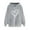 Gray, variant on Women's Oversized Sweatshirt Print Fall And Winter Hoodie Pullover Tops Long Sleeved Comfortable Sweatshirt