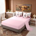 thumbnail image 4 of Erosebridal Cute Horse Bedding Comforter Set for Girls, Garden Flower Butterfly Full Bedding Set, 4 of 6