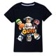 thumbnail image 1 of STUMBLEing-camisetas con estampado 3D para niños, pijamas de verano para niños pequeños, Camiseta de algodón + Pantalones cortos, disfraz para niñas, ropa deportiva informal, 1 of 4
