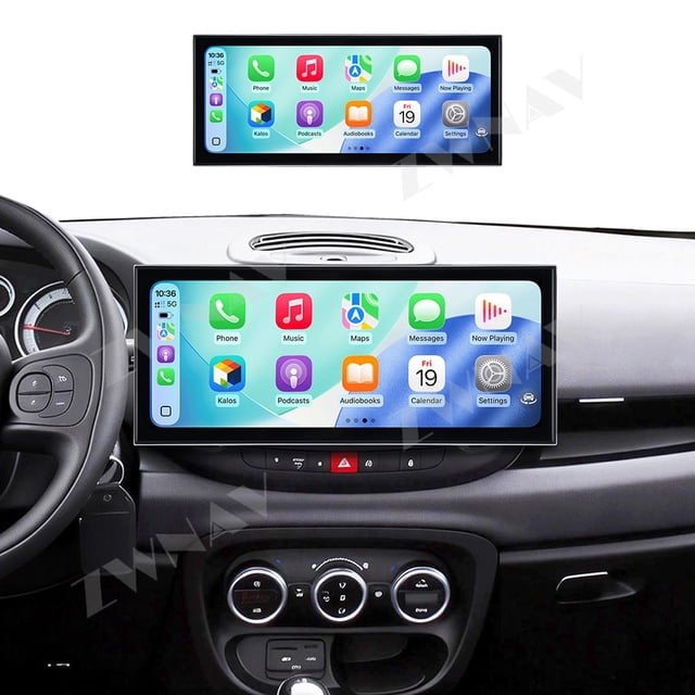 ZWNAV 15.8 inch Android 15 Car Radio For Fiat 500L 2012-2017 HD Multimedia Video Player Navigation GPS DVD 4G DSP Stereo Bluetooth