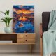 thumbnail image 5 of Qisvanset 12x16 Inch Southwest Sunset Sunrise Canvas Wall Art, Nature Panoramic Art Ready To Hang Home Decor, 5 of 8