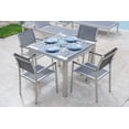 thumbnail image 4 of Belvedere Combination Furniture for Outdoor – Patio Furniture Set with Sectional Set, Four-seat Dining Set, and Chaise Lounge Set (12-Piece), 4 of 8