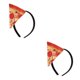 thumbnail image 2 of Ounissouiy Festive Pizza Headband Women Girls Halloween Party Fancy Gift Hairband Dress estilo A 2Conjunto, 2 of 6