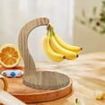 thumbnail image 5 of EGYMEN Banana Hanger, Wooden Fruit Holder with Streamlined Design, Natural Wood Banana Stand for Freshness, Multi-Purpose Hanging Storage Solution, 5 of 6