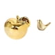 thumbnail image 5 of Estatua decorativa,Escultura de frutas para decoración del hogar para escritorio interior.,Figura de cerámica para escritorio,Figura de pájaros,Figura de pájaro dorado,decoración del, 5 of 8