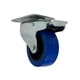 thumbnail image 3 of Rueda de 4 de goma termoplastica GOWU color AZUL CON herraje de placa giratoria CON freno Carga 180 kg, 3 of 8