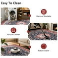 thumbnail image 5 of TWINNIS 8'x10'Area Rug Non-Slip Indoor Carpet Soft Rug for Living Room,Red, 5 of 8